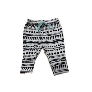 Cat & Jack Baby Girl Boy Black White Pattern Pants 0-3M
